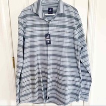 Johnnie-O Chandler Indigo Stripe Button Up Shirt - $91.63