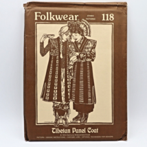 Folkwear 118 Tibetan Panel Coat Pattern Uncut Historical Folk Wear - $16.50