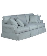 Sunset Trading Horizon Sofa Slipcover, Configurable, Aqua Blue - £687.31 GBP
