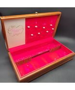 Reed &amp; Barton Storage Chest Wood Flatware Case Silverware Wood Drawer Box - $2,439.41 MXN