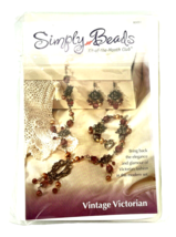 Annie&#39;s Attic Simply Beads Victorian  Kit Month Club Necklace Earrings B... - £13.36 GBP