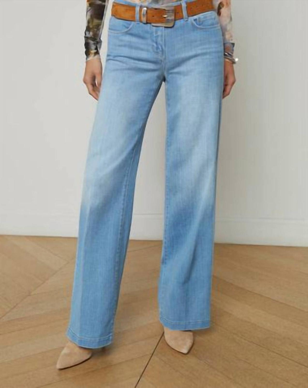 L&#39;agence Joanne Low Rise Wide Leg Jean Size 28 - $211.86