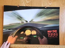 ROAD &amp; TRACK Calendar Vintage 1999 Large Format 22&quot; W x 15&quot; T Wire Bound... - $1,886.31 MXN