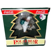 Coca-Cola Ornament Polar Bear Collection North Pole Delivery 1995 - £20.08 GBP