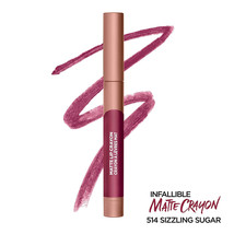 L&#39;Oreal Paris Infallible Matte Lip Crayon,  Sizzling Sugar #514 - £3.12 GBP