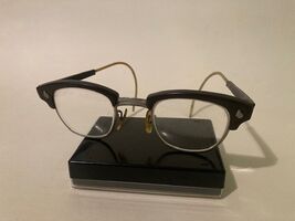 Vintage American Optical AO Safety Glasses Nerd Style Script Lenses 61/2... - $28.17 CAD