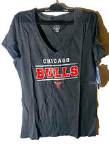 Concepts Sport Femmes Chicago Bulls Col V T-Shirt M - £11.66 GBP