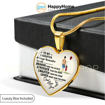 Heart Necklace Birthday Gift For Daughter Always Remember Dad Love You -... - £28.01 GBP+