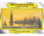 1980 Topps Star Wars ESB #125 Ralph McQuarrie Space Paintings Lando&#39;s Gr... - $0.89