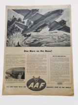 AAF Army Air Forces Recruiting WW2 Vintage Print Ad 1944 - £11.73 GBP