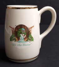 Olympia Brewing Co Beer Its the Water Vintage Ceramic Stein Mug 4.75&quot;h - £39.61 GBP