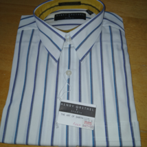 HENRY GRETHEL STUDIO MEN&#39;S LS 100% COTTON STRIPED DRESS SHIRT-15.5/34/35... - $18.99