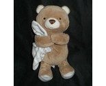 CARTER&#39;S JUST ONE YOU 2016 TEDDY BEAR RATTLE W/ BLANKET STUFFED ANIMAL P... - £22.34 GBP