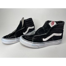 Men&#39;sVans Shoes Sk8 Hi Black Suede Canvas Skate Sz 6.5 Women’s 8 - $29.37