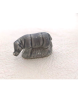 Red Rose Tea Wade Ceramics Collectible Rhinoceros Gray - $7.91