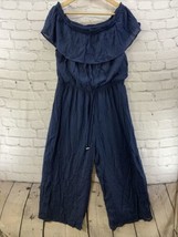 Tacera Bodysuit Romper Womens Sz XL NWT Navy Blue Long  - £23.66 GBP