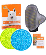 3 Petsnetic Dog Lick Mat + Dog Brush Set, Slow Feeder Dog Bowl Lick Pad - $29.95