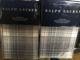 Ralph Lauren Hoxton Ainslie Flore 2pc CREAM/GREY Standard Pillow Sham bnip$200 - £77.89 GBP