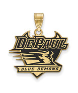 SS w/GP DePaul University Enamel Large Pendant - $131.49 CAD