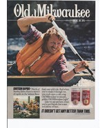 1984 Old Milwaukee Beer Print Ad Stroth Brewery 8.5&quot; x 11&quot; - £15.18 GBP