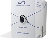 -Tech Cat6 Outdoor Rated(Cmx), 1000Ft, 23Awg 4 Pair Solid Bare Copper, 5... - $326.99