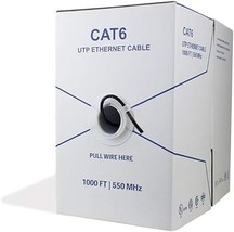 -Tech Cat6 Outdoor Rated(Cmx), 1000Ft, 23Awg 4 Pair Solid Bare Copper, 550Mhz, ( - £255.39 GBP