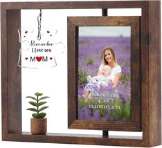 Mothers Day Gifts for Mom Wife, Double Sided Mom Picture Frame, Mom Birthday Gif - £29.75 GBP