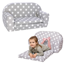 Delsit Toddler Couch &amp; Kids Sofa - European Made Children&#39;s 2 in 1 Flip ... - £63.12 GBP