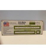 Vintage 1974 American Slide-Chart U.S. - Metric Converter Army National ... - $7.54 CAD