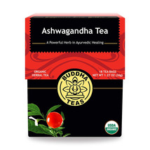 Buddha Teas Organic Ashwagandha Tea, 18 Bleach-Free Tea Bags - £9.00 GBP