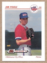 1991 Line Drive AAA #319 Jim Poole Oklahoma City 89ers - £1.72 GBP