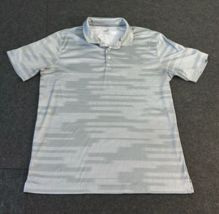 Puma Polo Shirt Men&#39;s Size Large Short Sleeve Golf Striped Camelback GC ... - £14.19 GBP