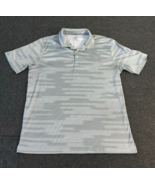 Puma Polo Shirt Men&#39;s Size Large Short Sleeve Golf Striped Camelback GC ... - £13.89 GBP