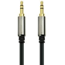 Mediabridge 3.5mm Male to Male Stereo Audio Cable (4 Feet) - Step Down Design fo - £10.16 GBP