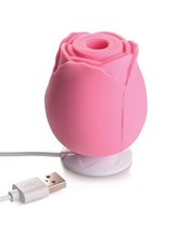 Sucking Rose Clit Stimulator Heart Gift Roses Heart Shaped Box Pink Bloomgasm - £46.27 GBP