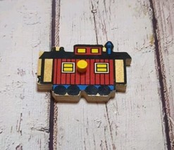 Fisher Price Vintage Wood Puzzle Piece Vehicles #508 Train Caboose  - £3.98 GBP