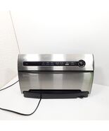 FoodSaver V3825 SmartSeal Vacuum Bag Sealer System Silver Tested Clean - $1,157.20 MXN