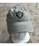 Raiders Las Vegas New Era Hat Cap Women&#39;s OS Adjustable Gray NFL 9 Twenty - £11.66 GBP