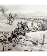 Spanish Defense Of San Juan Hill War 1899 Victorian Print DWV7B - $570.99 MXN