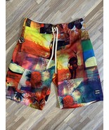 Billibong Board Shorts Men&#39;s Size 29 Tropical Surfboard Outdoors Beach S... - $622.44 MXN