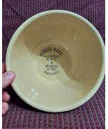 Vtg Pottery #63 APPLE Bowl Advertising Hensel Bros Alexander &amp; Belmond, IA - £48.80 GBP