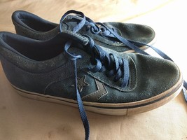 Mens Shoes Converse Size 6 UK Synthetic Blue Shoes - $18.00