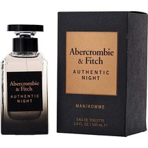 Abercrombie &amp; Fitch Authentic Night By Abercrombie &amp; Fitch Edt Spray 3.4 Oz - £42.87 GBP