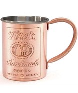 Tito's Handmade Vodka Tito's Vodka Copper / Stainless Steel Lined Mule Mug,12 ou - $44.50