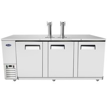 90&quot; Direct Draw Stainless Door 4 Keg Draft Beer Kegerator Cooler Free Liftgate - £2,954.73 GBP