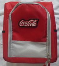 Rubber 3D Coca-Cola 12 Can Cooler Bag Insulated 3 Pockets Double Coke Bo... - $16.34