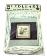 Cross My Heart Cross Stitch Victorian Couple Walking on Snow Winter Scene - $35.99 CAD