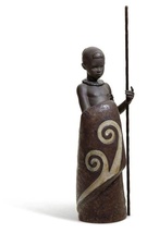 Lladro 01012507 African Boy Figurine New - $470.00