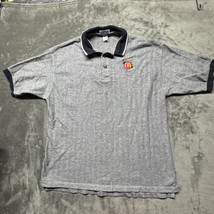 Vintage McDonald’s Racing Team Polo XL VCC Made In USA Gray Combed Cotton - $655.95 MXN