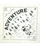 Adventure Is Out Here D23 Disneyland Mickey Mouse Bandana 2020 Gold Memb... - $19.23